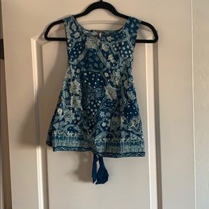 free people tank with open back